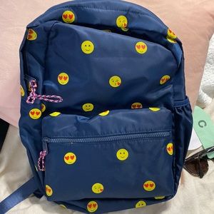 NWT Crewcuts Emoji Big backpack. Navy style J3016